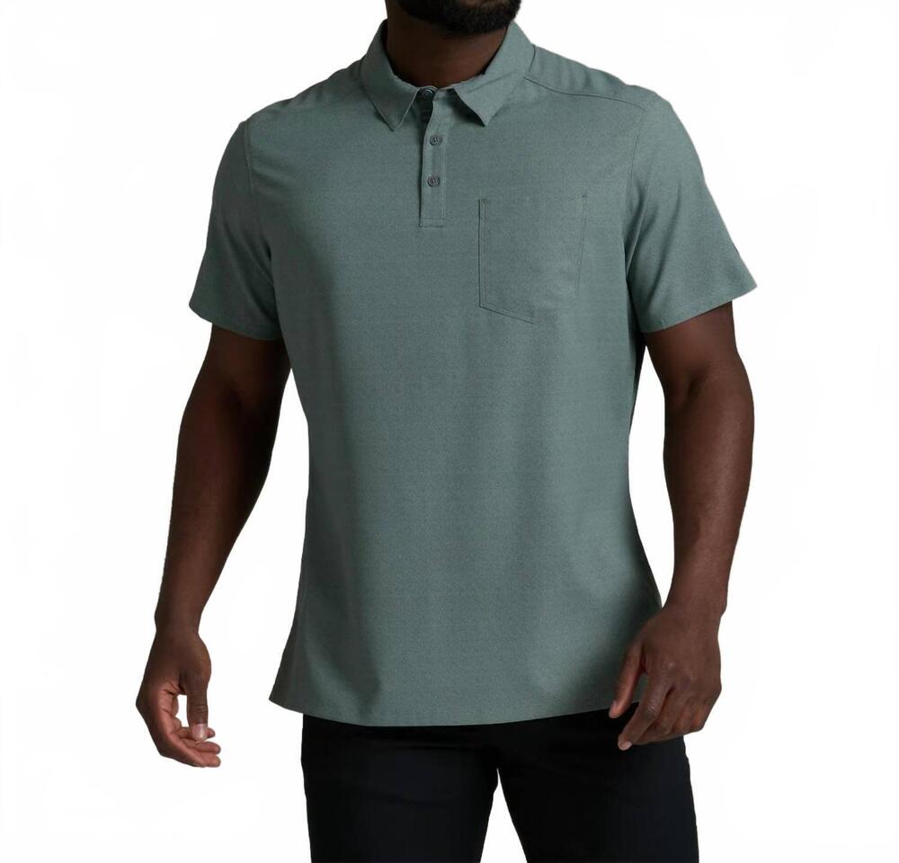 NEW KUHL lightweight persuadr polo shirt in titanium